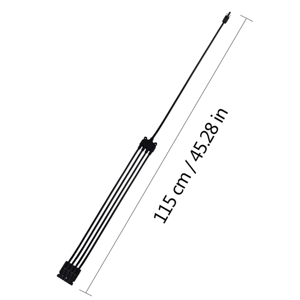 4 to 1 Solar Y Branch Connectors MFFFF + FMMMM Pair