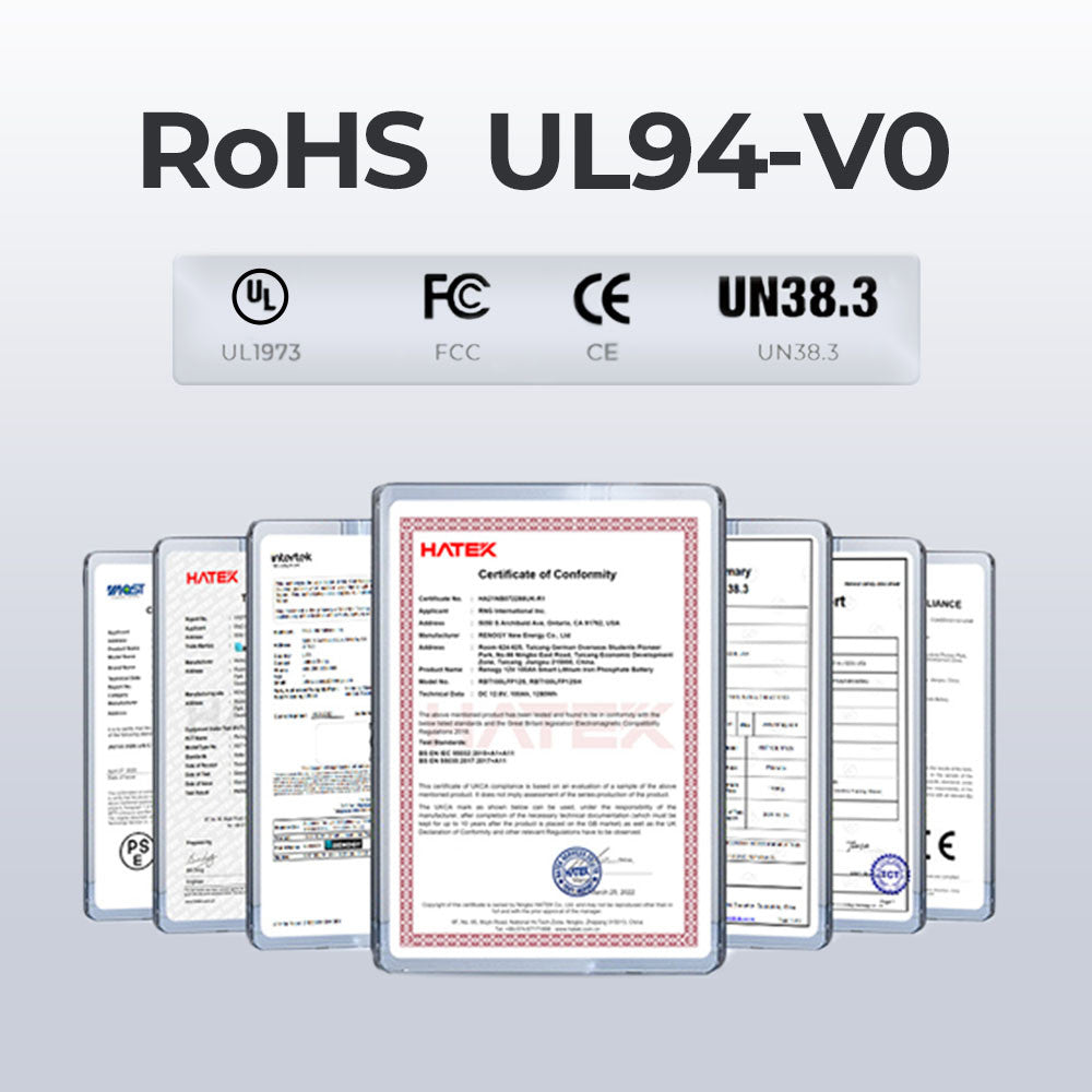 Batería LiFePO₄ 12 V 100 Ah Pro de ciclo profundo con auto-calentamiento y Bluetooth
