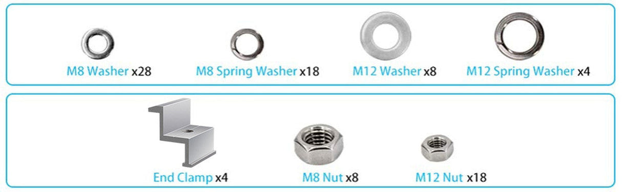69.6cm Pole Mount Support For Solar Panel