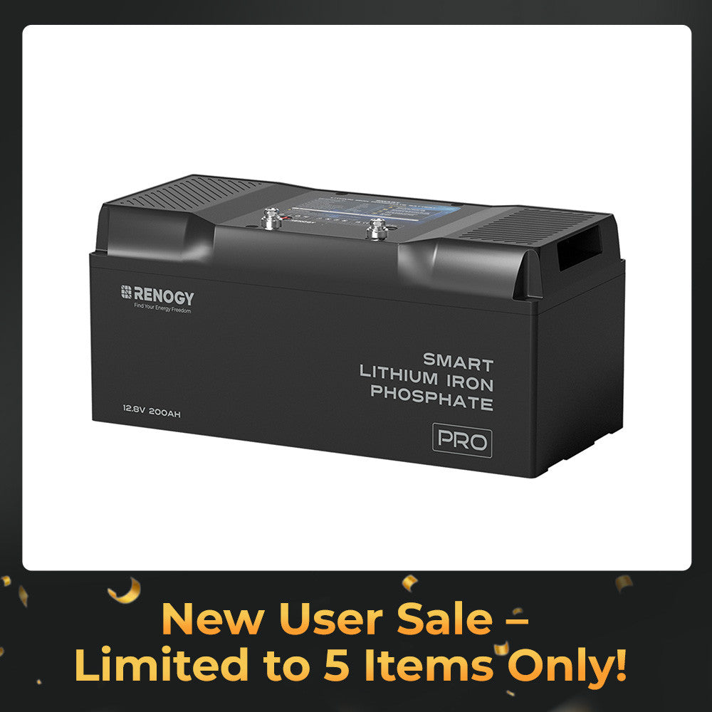 Pro Series 12V 200Ah Pro Smart Lithium LiFePO4 Battery with Bluetooth and Self-heating Function