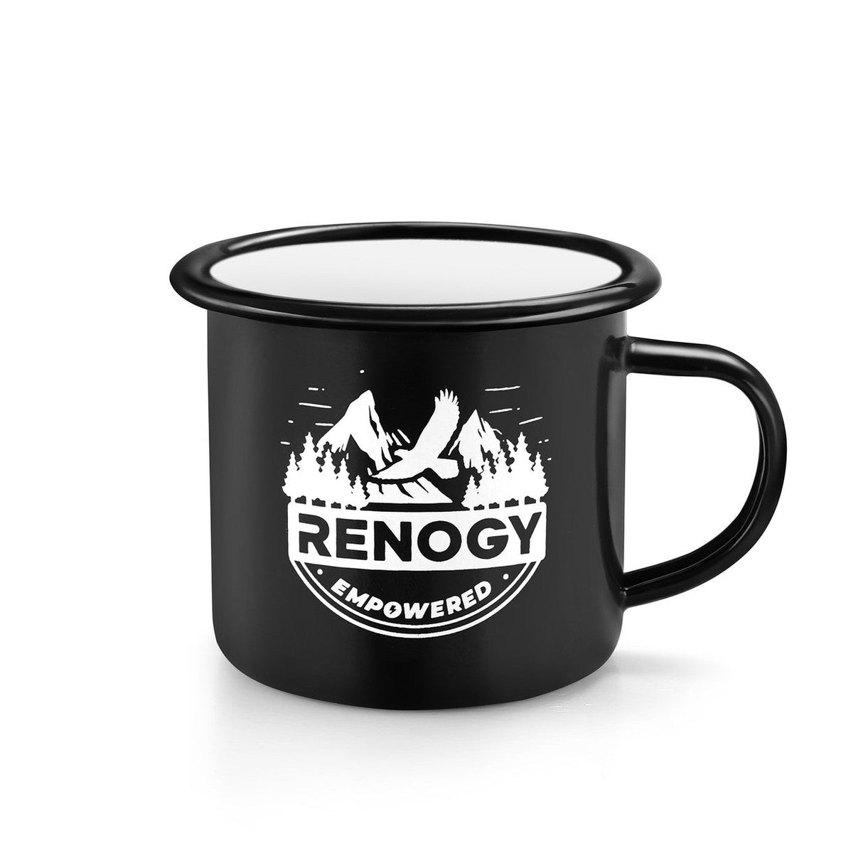 Renogy enamel coffee mug