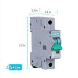 10A/16A/32A/50A/63A 1P DC Miniature Circuit Breaker