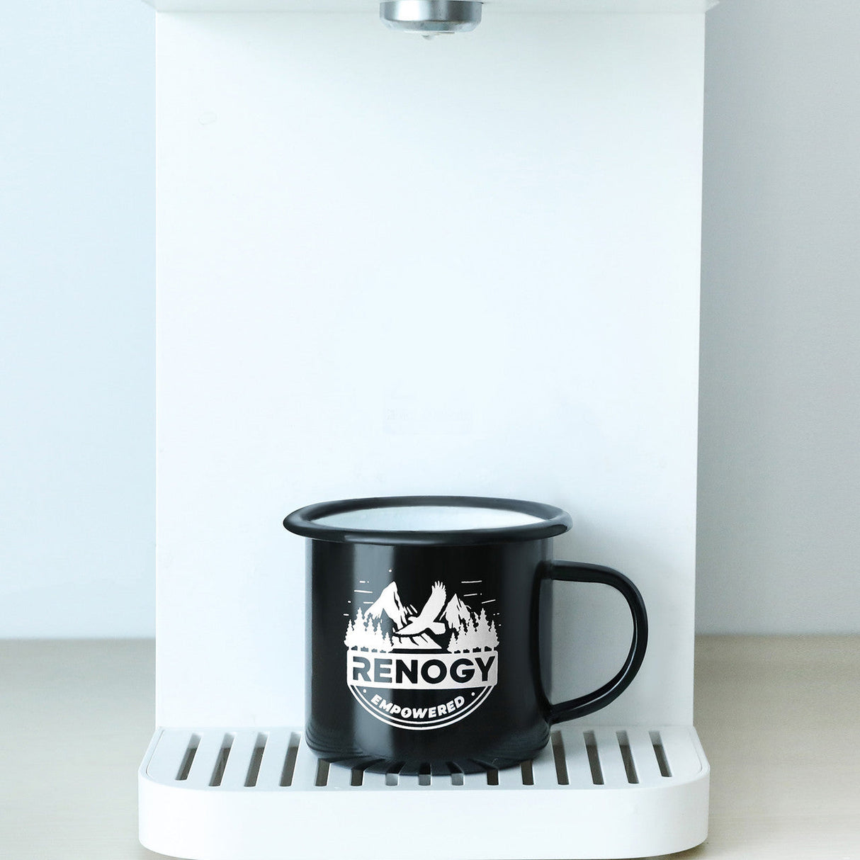 Renogy enamel coffee mug