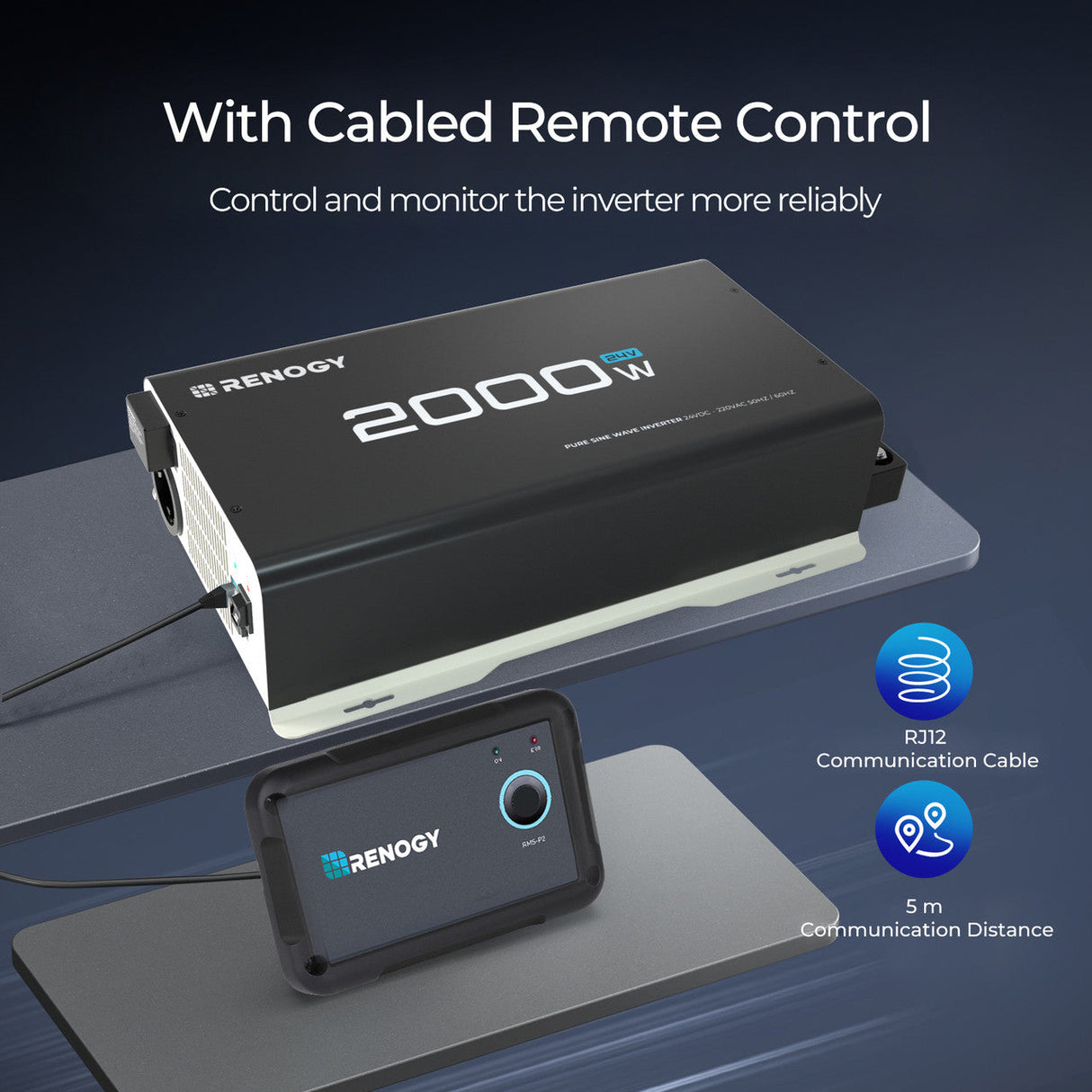 2000W 24V pure sine wave inverter