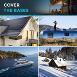 100 Watt 12 Volt Monocrystalline Solar Panel (Black Frame)