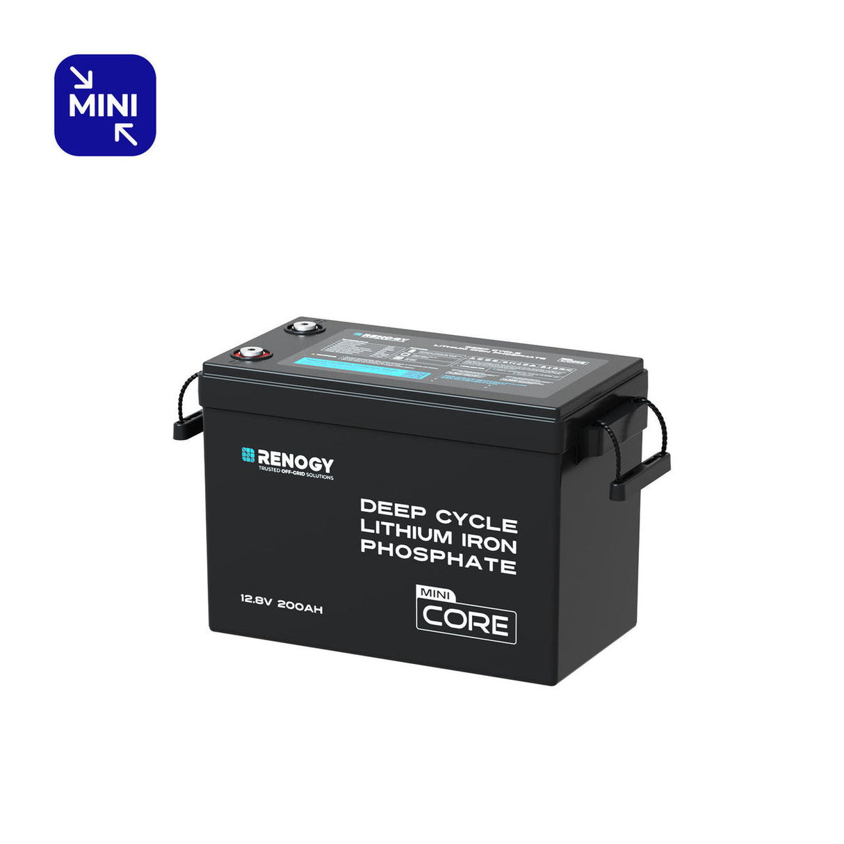 Core Mini – Batería LiFePO₄ 12,8 V 200 Ah con protección contra bajas temperaturas