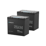 2 Packs Core Mini - 12.8V 100Ah Lithium Iron Phosphate Battery