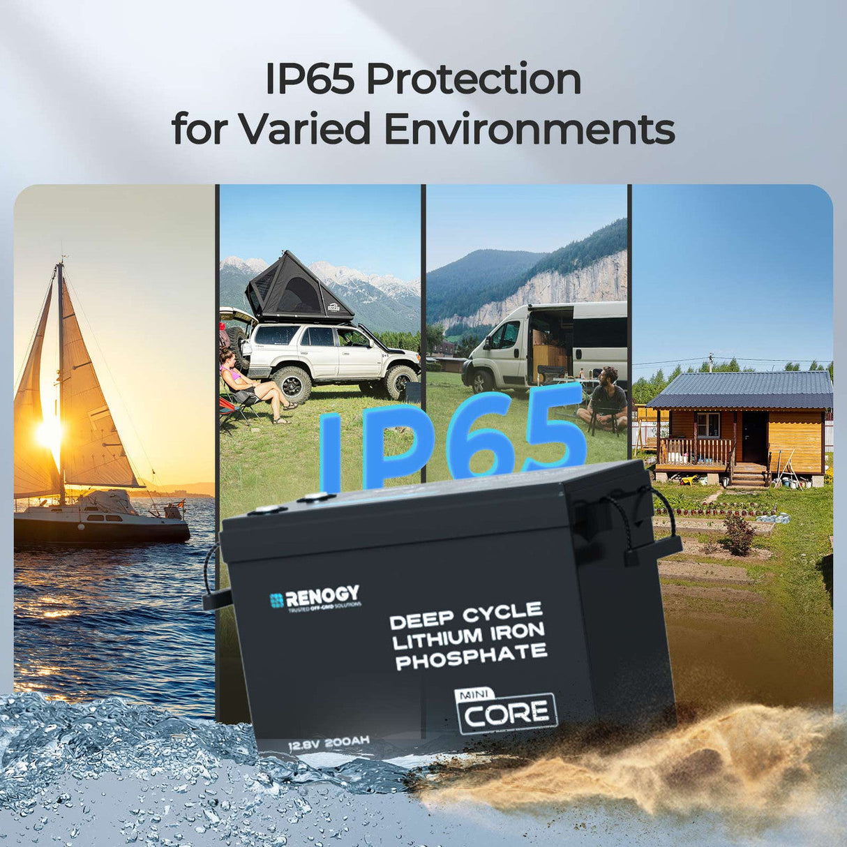 Core Mini – Batería LiFePO₄ 12,8 V 200 Ah con protección contra bajas temperaturas