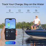 Core - 12V 100Ah Trolling Motor Group 24 LiFePO4 Battery w/ Bluetooth