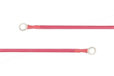 2ft/61cm ANL Fuse Cable with Double Ring Terminals for 3/8 in Lugs