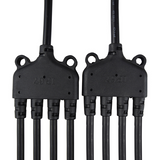 4 to 1 Solar Y Branch Connectors MFFFF  + FMMMM Pair
