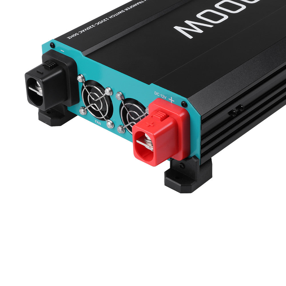 Inversor solar 1000 W 12 V onda sinusoidal pura DC a AC para autocaravanas y sistemas fuera de la red