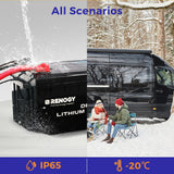 24V 100Ah lithium LiFePo4 battery with self-heating