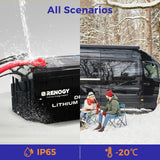 Open Box - 24V 100Ah lithium LiFePo4 battery with self-heating