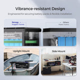 Open Box - 24V 100Ah lithium LiFePo4 battery with self-heating