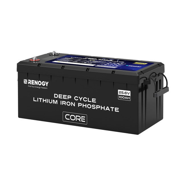 Open Box - 24V 100Ah lithium LiFePo4 battery with self-heating