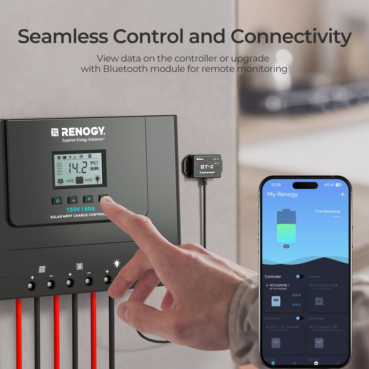 Controlador de carga solar MPPT Rover Lite 12 V / 24 V / 36 V / 48 V 60 A