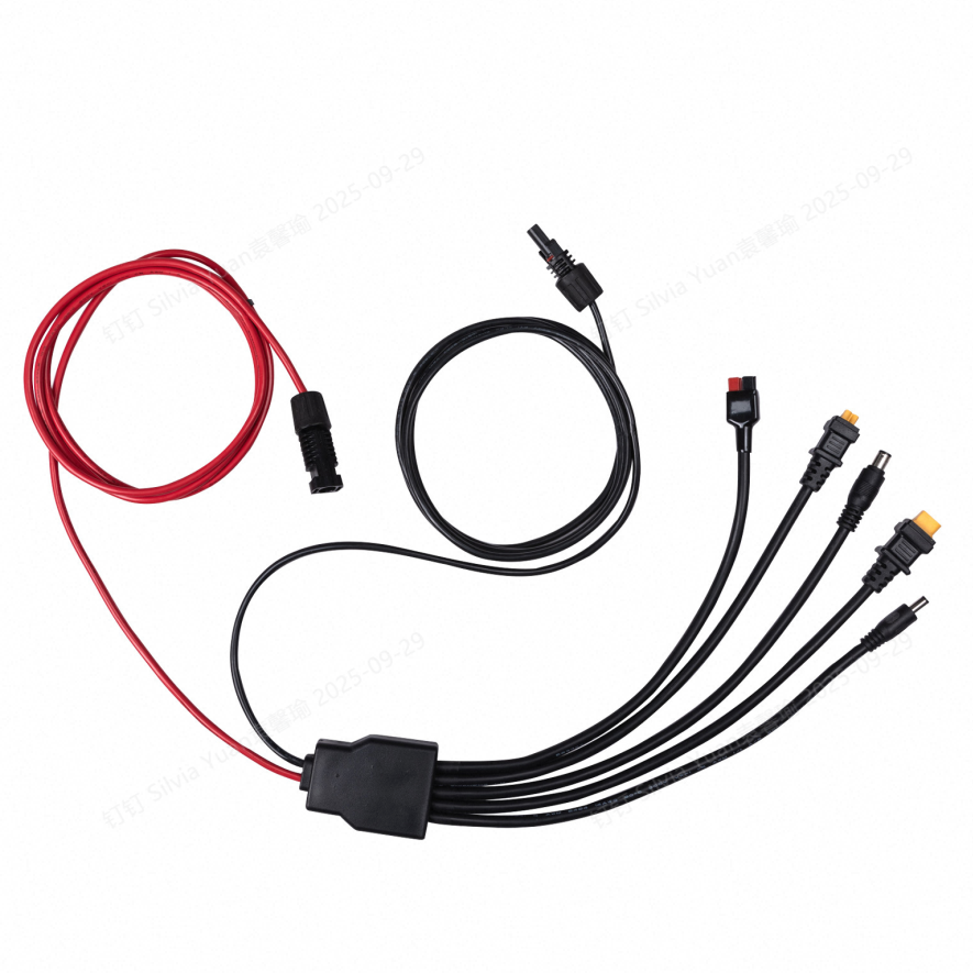 8FT 14AWG 5 to 1 Solar Adapter Cable