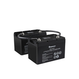 12IN/30.5CM 1AWG/50MM2 Copper Battery Interconnect Cable for 5/16IN Lugs